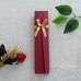 Red Scroll Invitation Card With Tassel Wedding Invitation Customized Foil Printing 